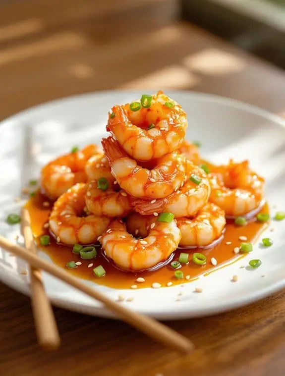 crispy honey coated shrimp