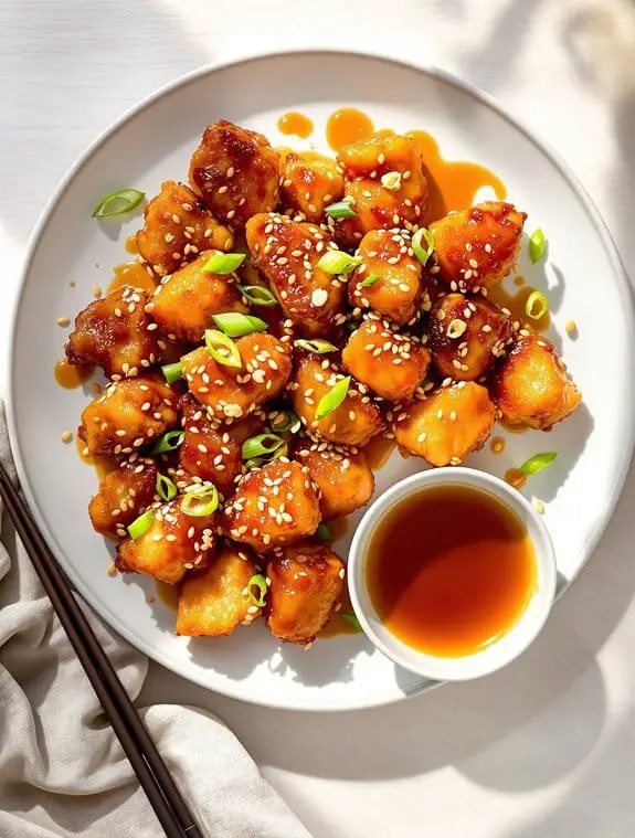 Crispy Honey-Sesame Chicken Recipe