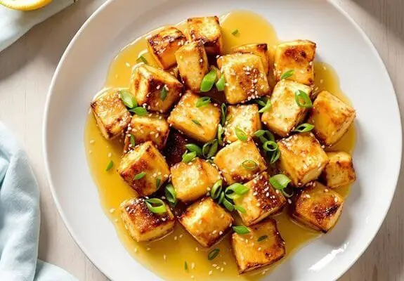 crispy lemon tofu recipe