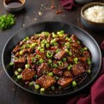 crispy mongolian beef stir fry