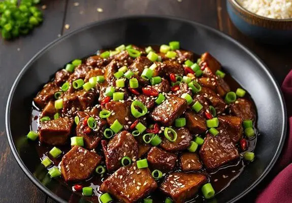 crispy mongolian beef stir fry