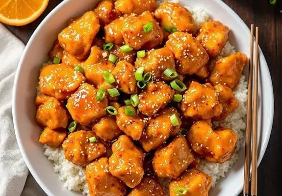 crispy orange chicken recipe