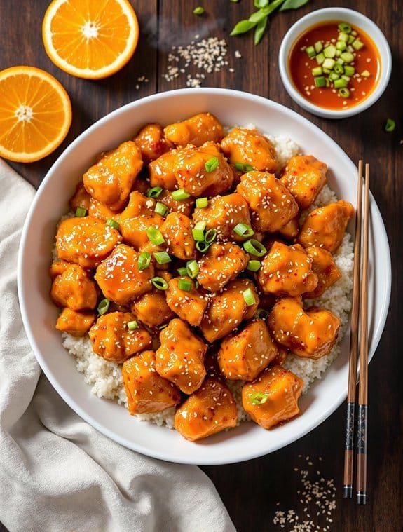 crispy orange chicken recipe