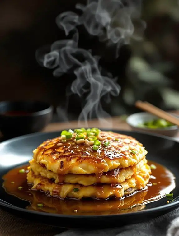 crispy pork egg foo young