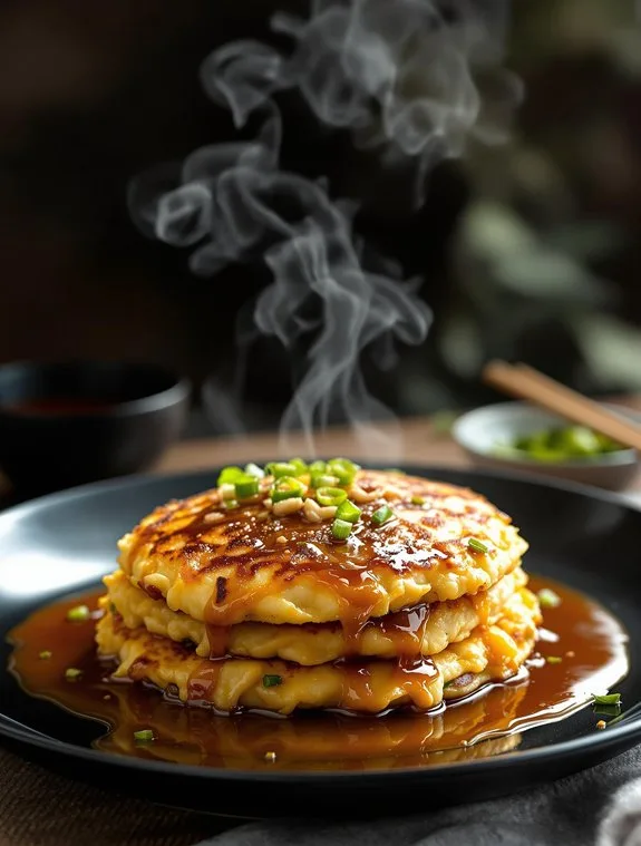 crispy pork egg foo young