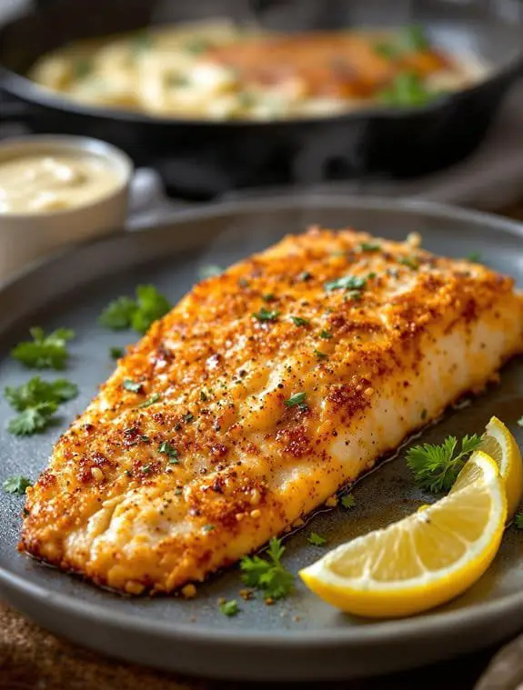 crispy seasoned catfish fillets