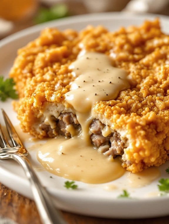 crispy southern chicken fried steak