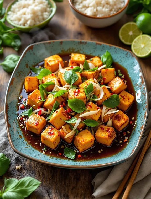 Crispy Thai Basil Tofu: A Spicy Comfort Recipe
