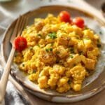 crispy vegan tofu scramble recipe