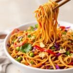 crunchy peanut noodle salad