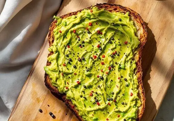 delicious creamy avocado toast