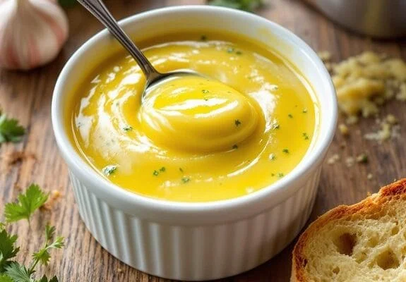 Rich Homemade Garlic Butter Sauce Recipe