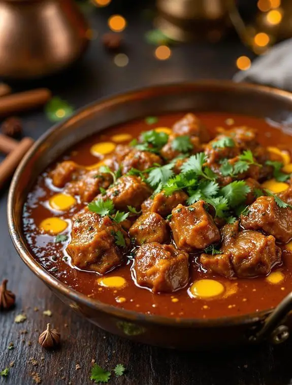 delicious indian lamb tikka bhuna