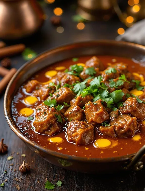 delicious indian lamb tikka bhuna