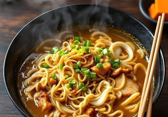 delicious japanese curry ramen