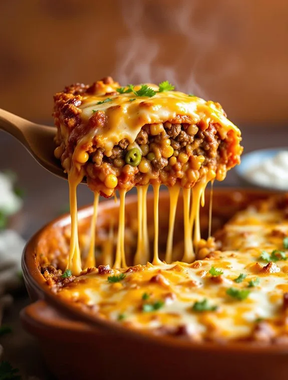 delicious mexican inspired tamale pie