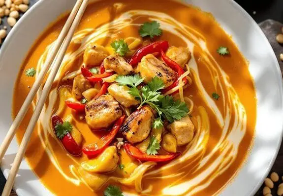 Creamy Thai Peanut Curry Recipe: Sweet-Savory Comfort