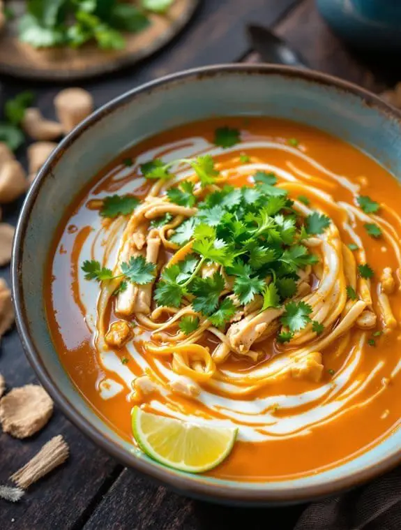 delicious thai laos coconut curry