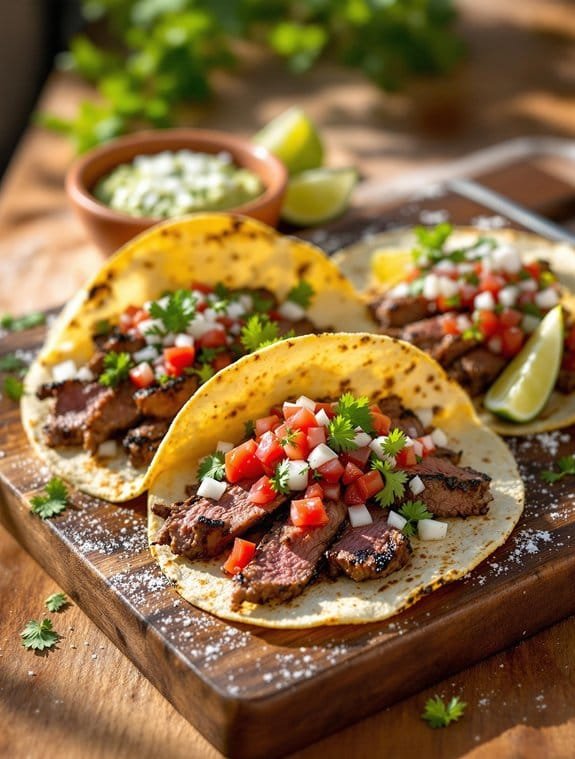 easy grilled carne asada tacos