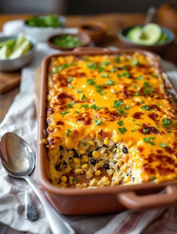 fiery southwest chicken casserole
