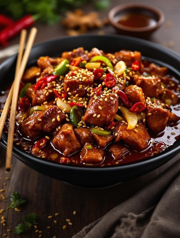 fiery szechuan beef recipe