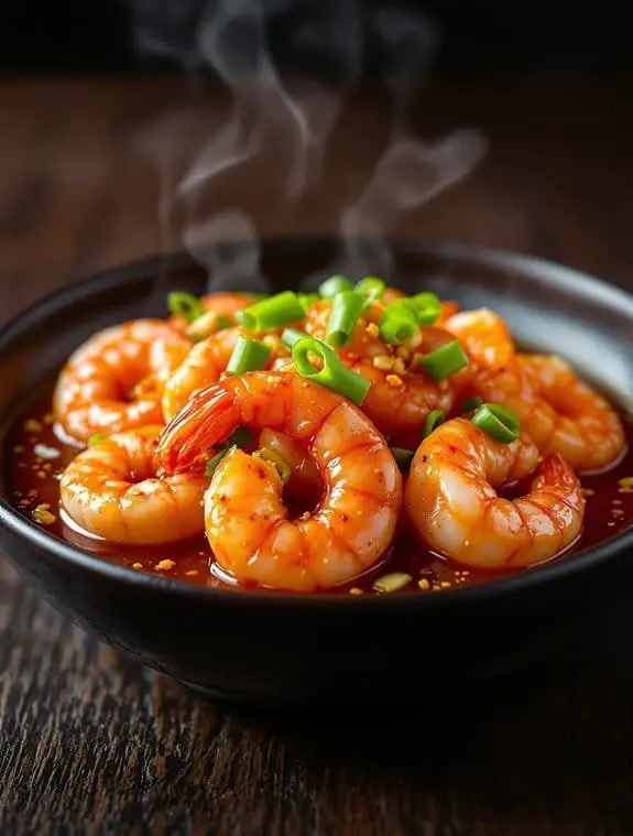 fiery szechuan shrimp recipe