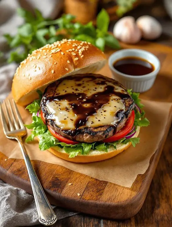 Juicy Balsamic Mushroom Burger Recipe – Bold Flavor
