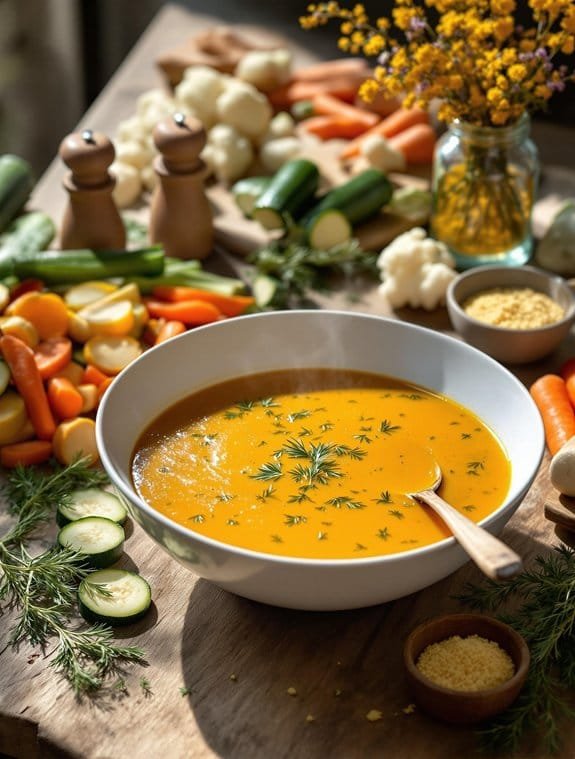 Homemade Garden-Fresh Vegetable Soup Recipe