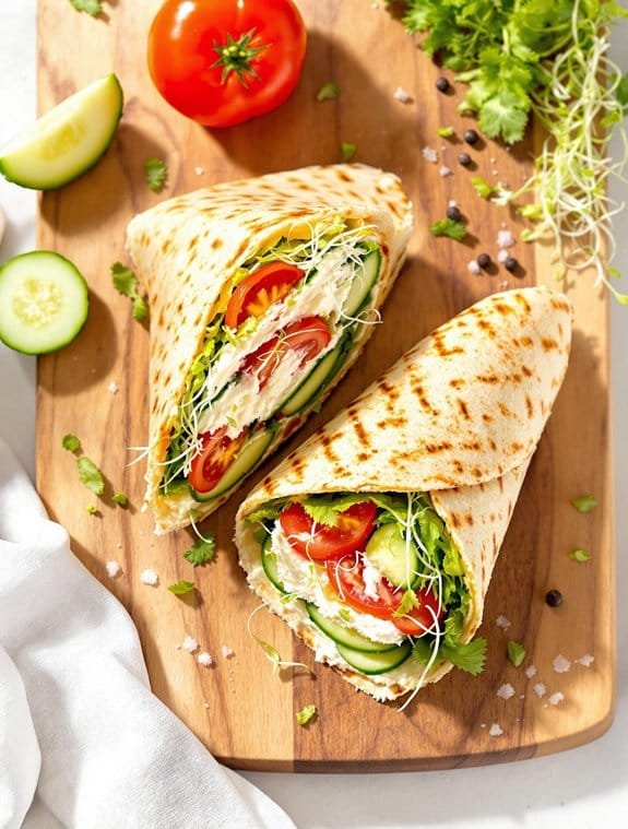 Garden-Inspired Veggie Wrap Recipe