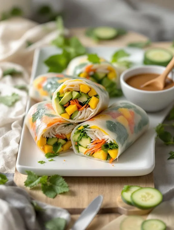 fresh vietnamese spring rolls