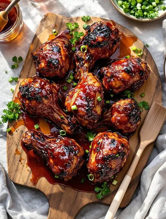 Sticky BBQ Chicken Drumsticks Recipe