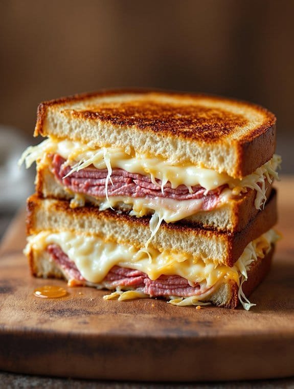 grilled reuben sandwich masterpiece