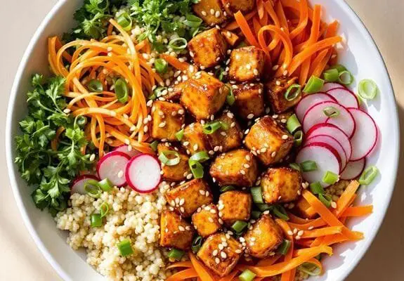 Vibrant Spicy Tempeh Buddha Bowl Recipe for Wellness