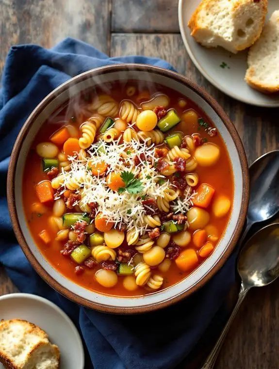 Cozy Italian Minestrone Soup Recipe From Scratch