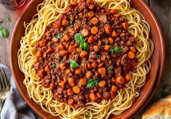Rich & Rustic Italian Spaghetti Bolognese Recipe