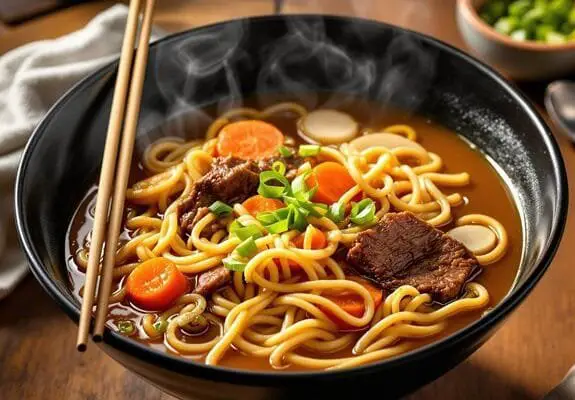 hearty japanese curry udon