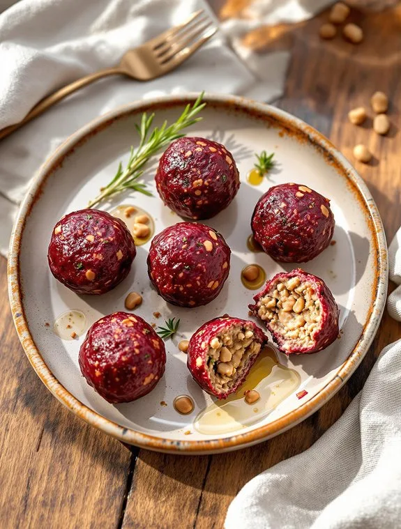 hearty plant based meatballs recipe