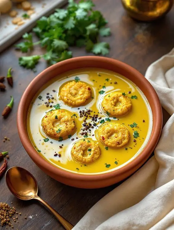 Homemade Punjabi Kadhi Pakora: Creamy Yogurt Fritter Recipe