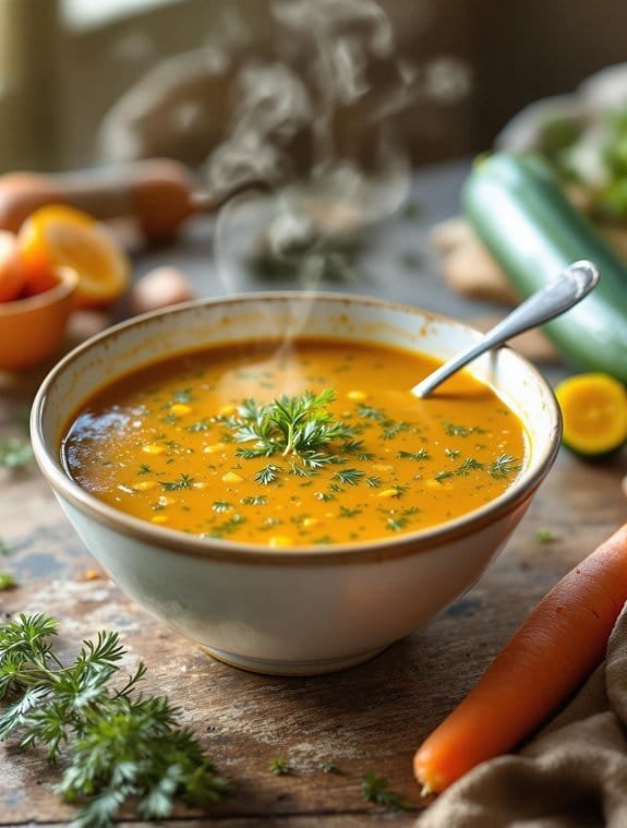 homemade garden fresh vegetable soup