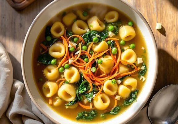 Homemade Tortellini Soup Recipe for Cold Days
