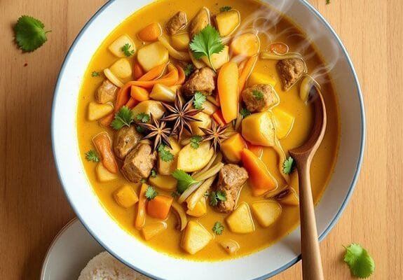 homemade thai yellow curry