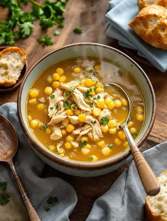 Homestyle Chicken & Sweet Corn Soup Recipe