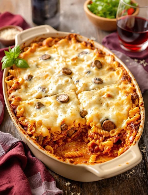 Italian Pizza Pasta Casserole Recipe