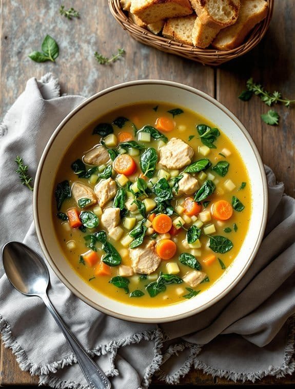 Chicken Florentine Soup Recipe: Italian Comfort