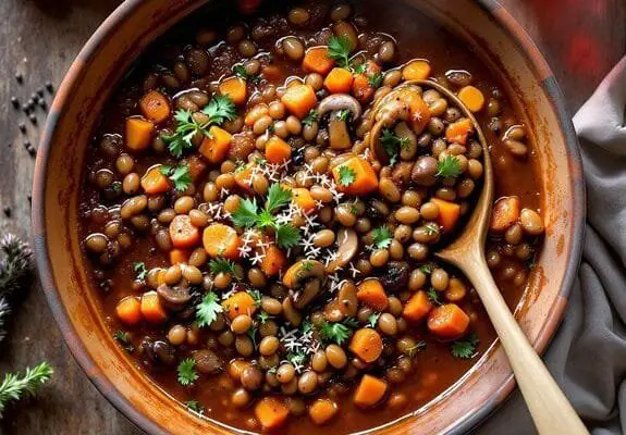 Hearty Mushroom & Lentil Ragout Recipe: Italian Comfort