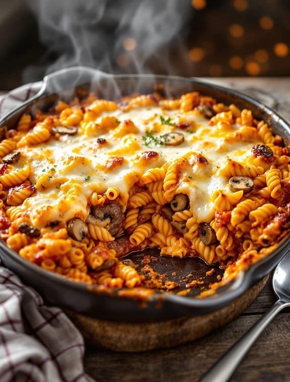 italian pizza pasta casserole