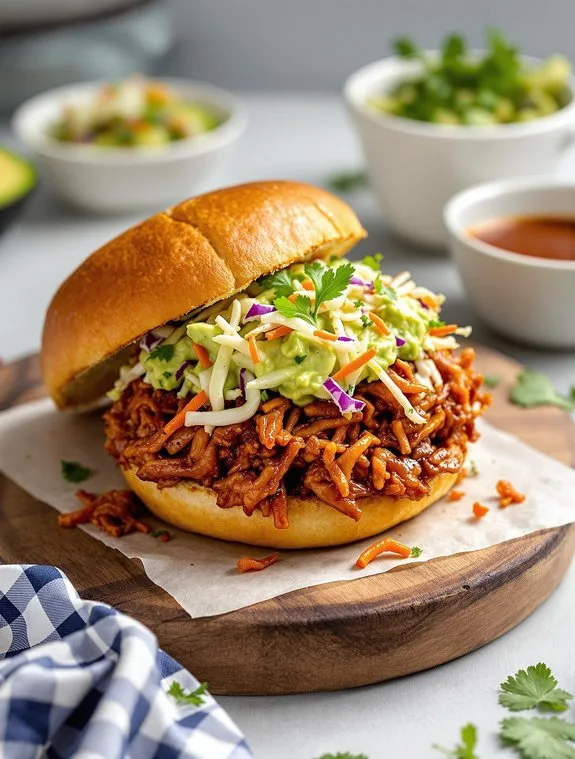 Pulled BBQ Jackfruit Sandwich Recipe