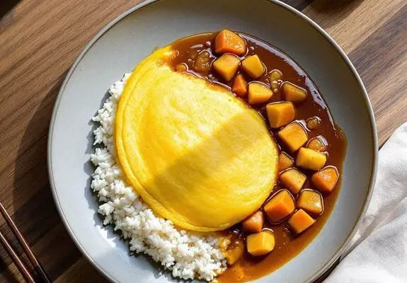 japanese curry omurice delight