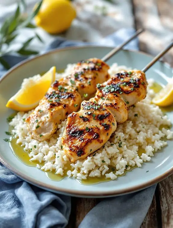 juicy mediterranean chicken souvlaki