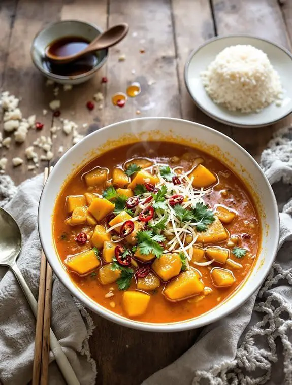 Kabocha Squash Red Curry Recipe